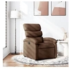 Image de Fauteuil réglable tissu marron