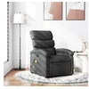 Image de Fauteuil de massage, relaxation tissu gris foncé