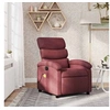 Image de Fauteuil de massage, relaxation tissu bordeaux