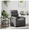 Image de Fauteuil réglable similicuir gris