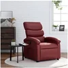 Image de Fauteuil réglable similicuir bordeaux