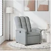 Image de Fauteuil inclinable Gris clair Tissu