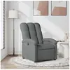 Image de Fauteuil inclinable Gris foncé Tissu