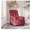 Image de Fauteuil réglable tissu bordeaux