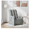 Image de Fauteuil de massage, relaxation tissu gris clair