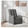 Image de Fauteuil de massage, relaxation tissu gris foncé