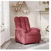 Image de Fauteuil de massage, relaxation tissu bordeaux