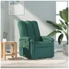 Image de Fauteuil de massage, relaxation tissu vert foncé