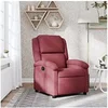 Image de Fauteuil réglable tissu bordeaux