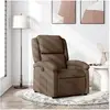 Image de Fauteuil réglable tissu marron