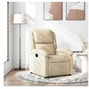 Image de Fauteuil réglable tissu crème