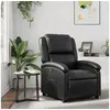 Image de Fauteuil inclinable Noir Similicuir