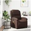 Image de Fauteuil de massage, relaxation similicuir marron