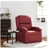 Image de Fauteuil de massage, relaxation similicuir bordeaux