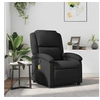 Image de Fauteuil de massage, relaxation echt leernoir
