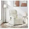 Image de Fauteuil de massage inclinable crème velours 371817