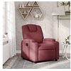 Image de Fauteuil réglable tissu bordeaux