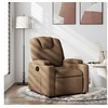 Image de Fauteuil réglable tissu marron