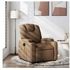 Image de Fauteuil de massage, relaxation tissu marron