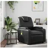 Image de Fauteuil de massage inclinable Noir Similicuir