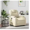 Image de Fauteuil de massage, relaxation similicuir cràme