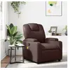 Image de Fauteuil de massage, relaxation similicuir marron