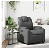 Image de Fauteuil de massage inclinable Gris Similicuir