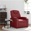Image de Fauteuil de massage, relaxation similicuir bordeaux