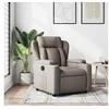 Image de Fauteuil réglable tissu taupe
