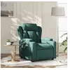 Image de Fauteuil de massage, relaxation tissu vert foncé