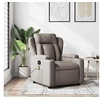 Image de Fauteuil de massage, relaxation tissu taupe