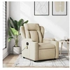 Image de Fauteuil de massage, relaxation tissu crème