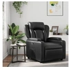 Image de Fauteuil inclinable Noir Similicuir