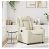 Image de Fauteuil inclinable Crème Similicuir