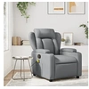 Image de Fauteuil réglable similicuir gris