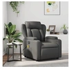 Image de Fauteuil de massage inclinable Gris Similicuir372437
