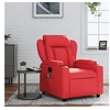 Image de Fauteuil de massage, relaxation similicuir rouge