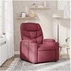 Image de Fauteuil réglable tissu bordeaux
