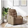 Image de Fauteuil réglable tissu marron
