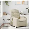 Image de Fauteuil de massage, relaxation similicuir cràme