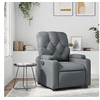 Image de Fauteuil réglable similicuir gris