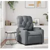 Image de Fauteuil de massage inclinable Gris Similicuir