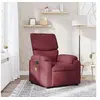 Image de Fauteuil de massage, relaxation tissu bordeaux