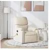 Image de Fauteuil de massage inclinable Crème Tissu373431