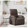 Image de Fauteuil réglable similicuir marron