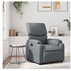 Image de Fauteuil réglable similicuir gris