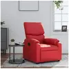 Image de Fauteuil réglable similicuir rouge