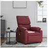 Image de Fauteuil de massage, relaxation similicuir bordeaux