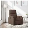 Image de Fauteuil réglable tissu microfibre marron