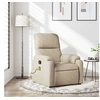 Image de Fauteuil de massage, relaxation tissu microfibre crème